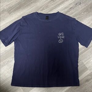 We Love Graphic Tee - Navy T-Shirt